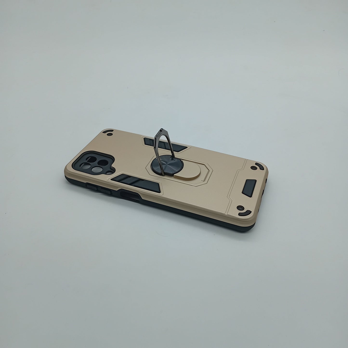 Samsung A12 Hard PC Case with ring holder Shockproof Slim back Cover