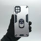 Samsung A12 Hard PC Case with ring holder Shockproof Slim back Cover