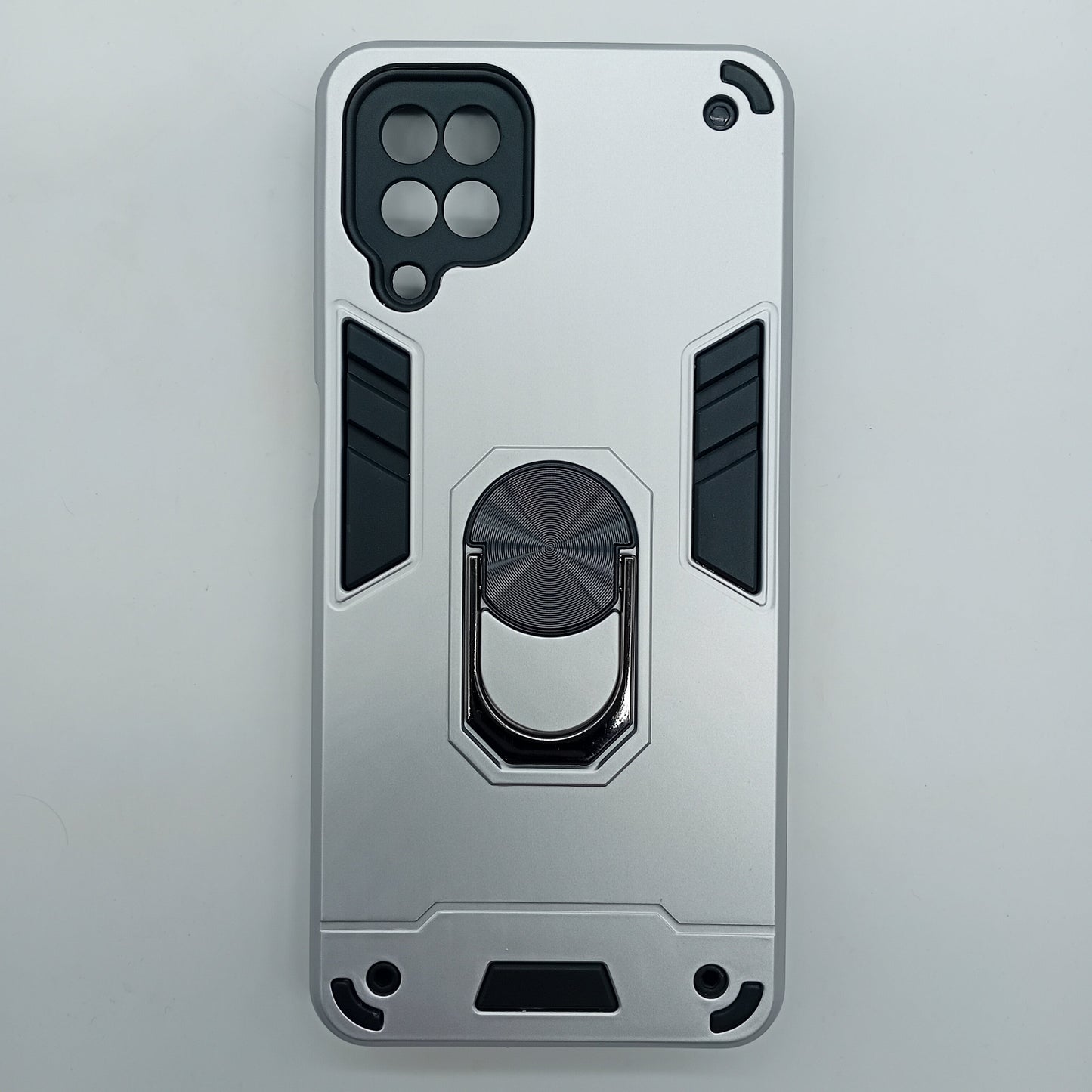 Samsung A12 Hard PC Case with ring holder Shockproof Slim back Cover