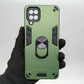 Samsung A12 Hard PC Case with ring holder Shockproof Slim back Cover