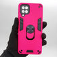 Samsung A12 Hard PC Case with ring holder Shockproof Slim back Cover