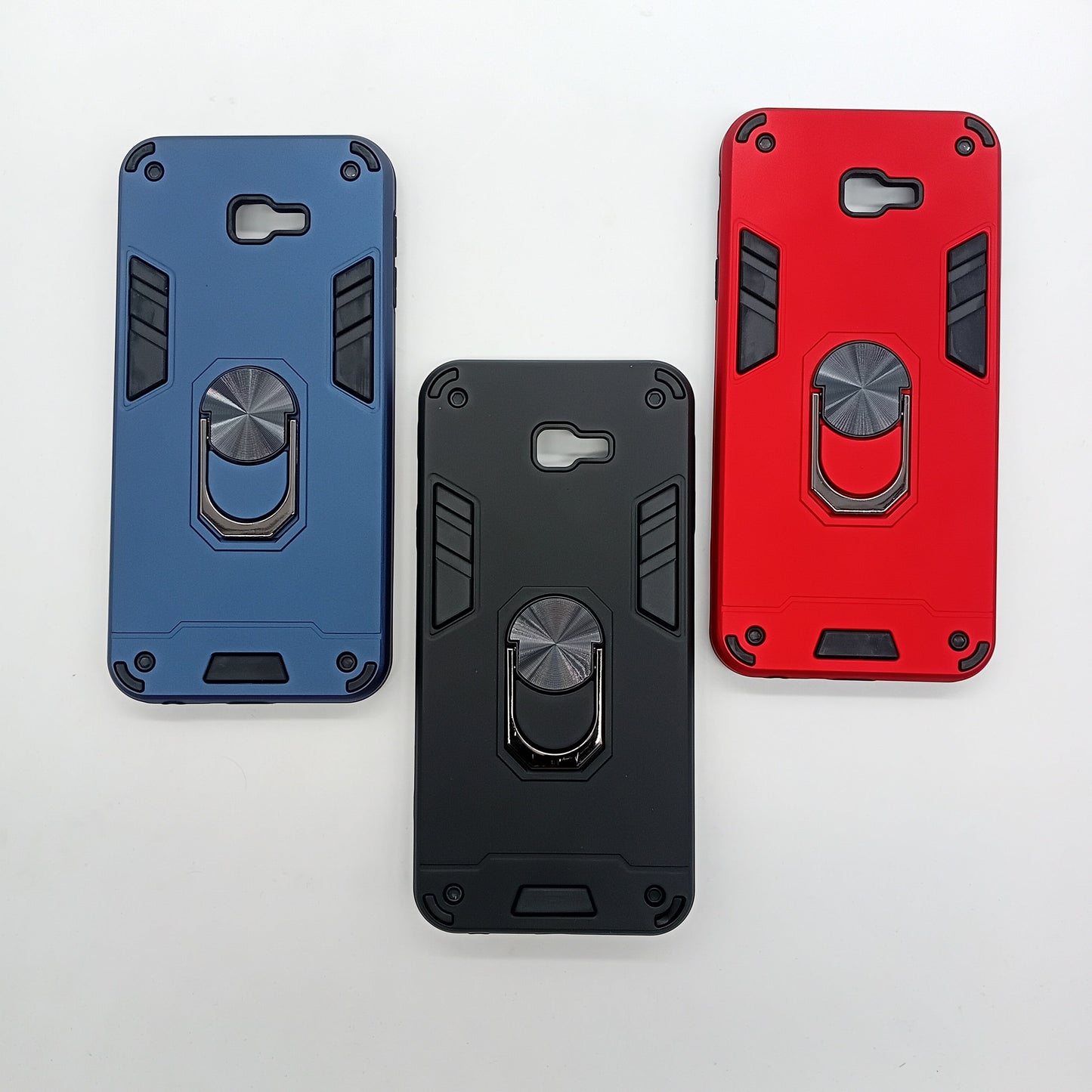 Samsung J4 Plus Hard PC Case with ring holder Shockproof Slim back Cover