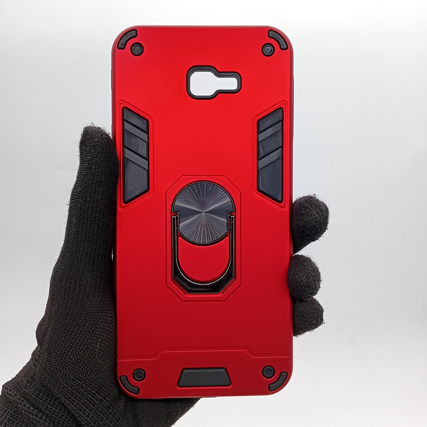 Samsung J4 Plus Hard PC Case with ring holder Shockproof Slim back Cover