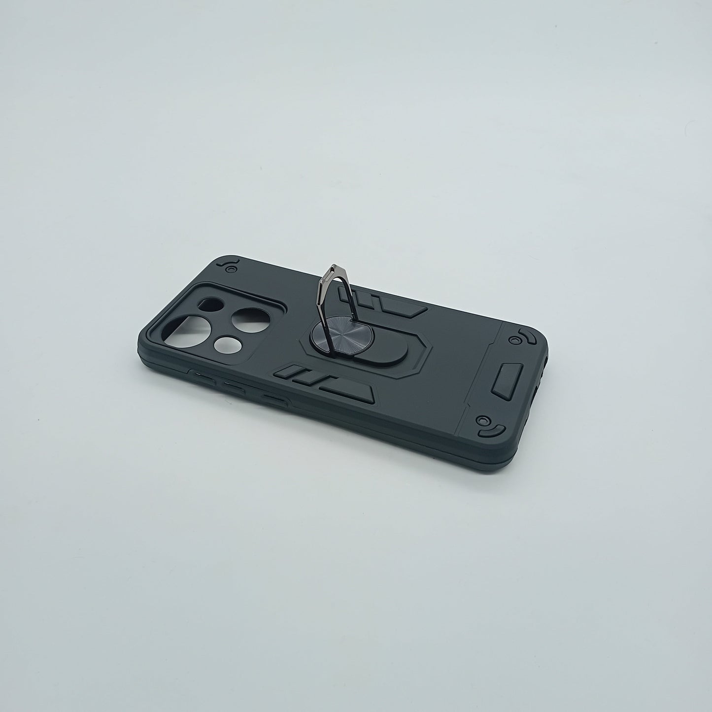 itel A50c Hard PC Case with ring holder Shockproof Slim back Cover