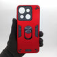 itel A50c Hard PC Case with ring holder Shockproof Slim back Cover