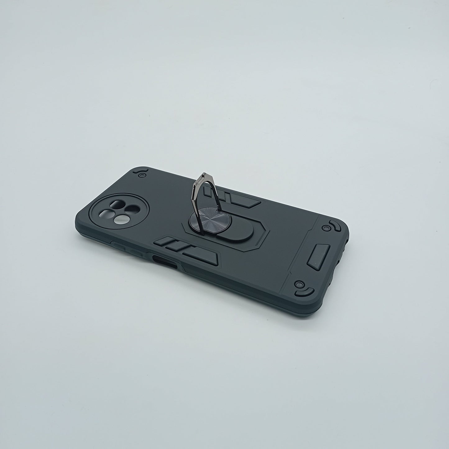 itel S23 Hard PC Case with ring holder Shockproof Slim back Cover