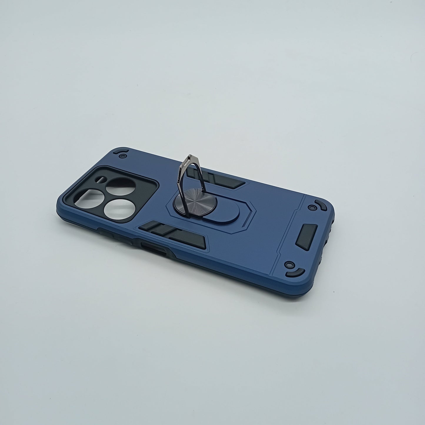 itel A70 Hard PC Case with ring holder Shockproof Slim back Cover