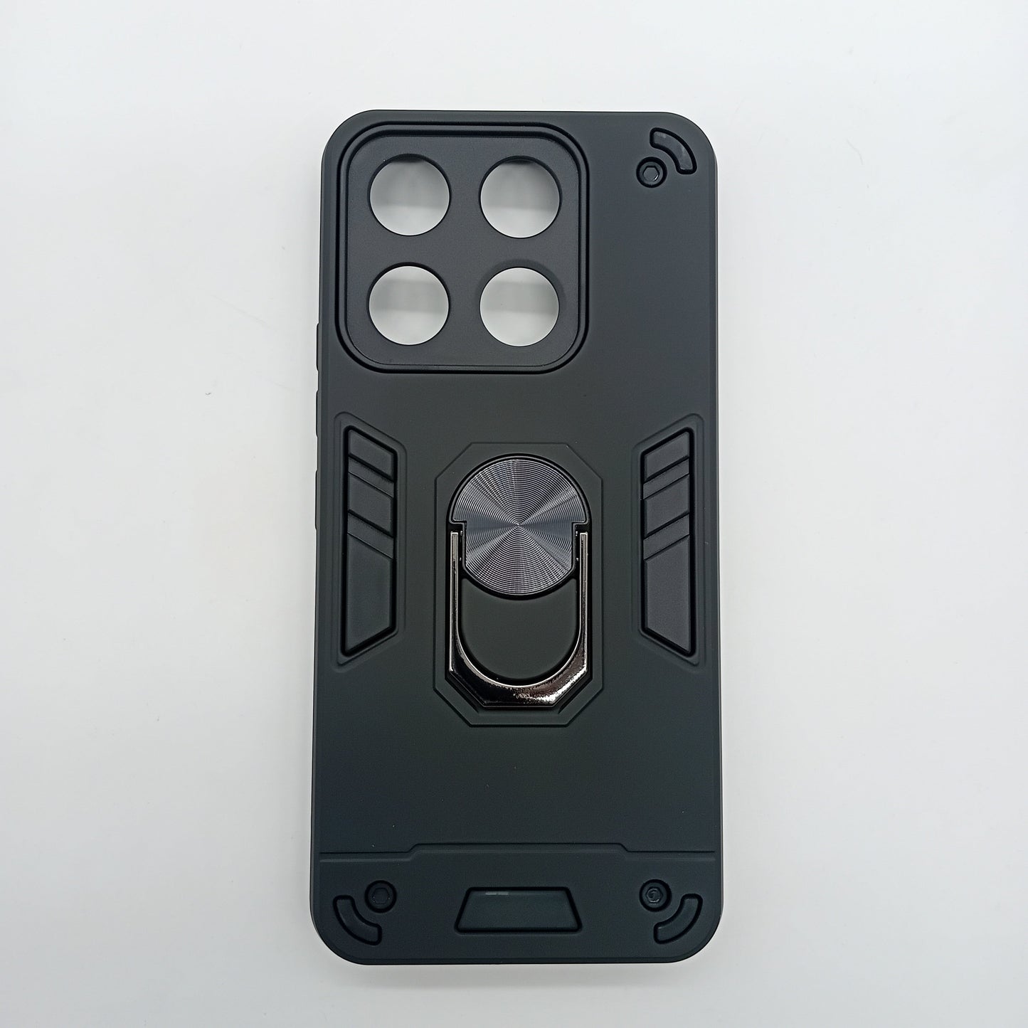 itel A60s Hard PC Case with ring holder Shockproof Slim back Cover