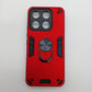 itel A60s Hard PC Case with ring holder Shockproof Slim back Cover