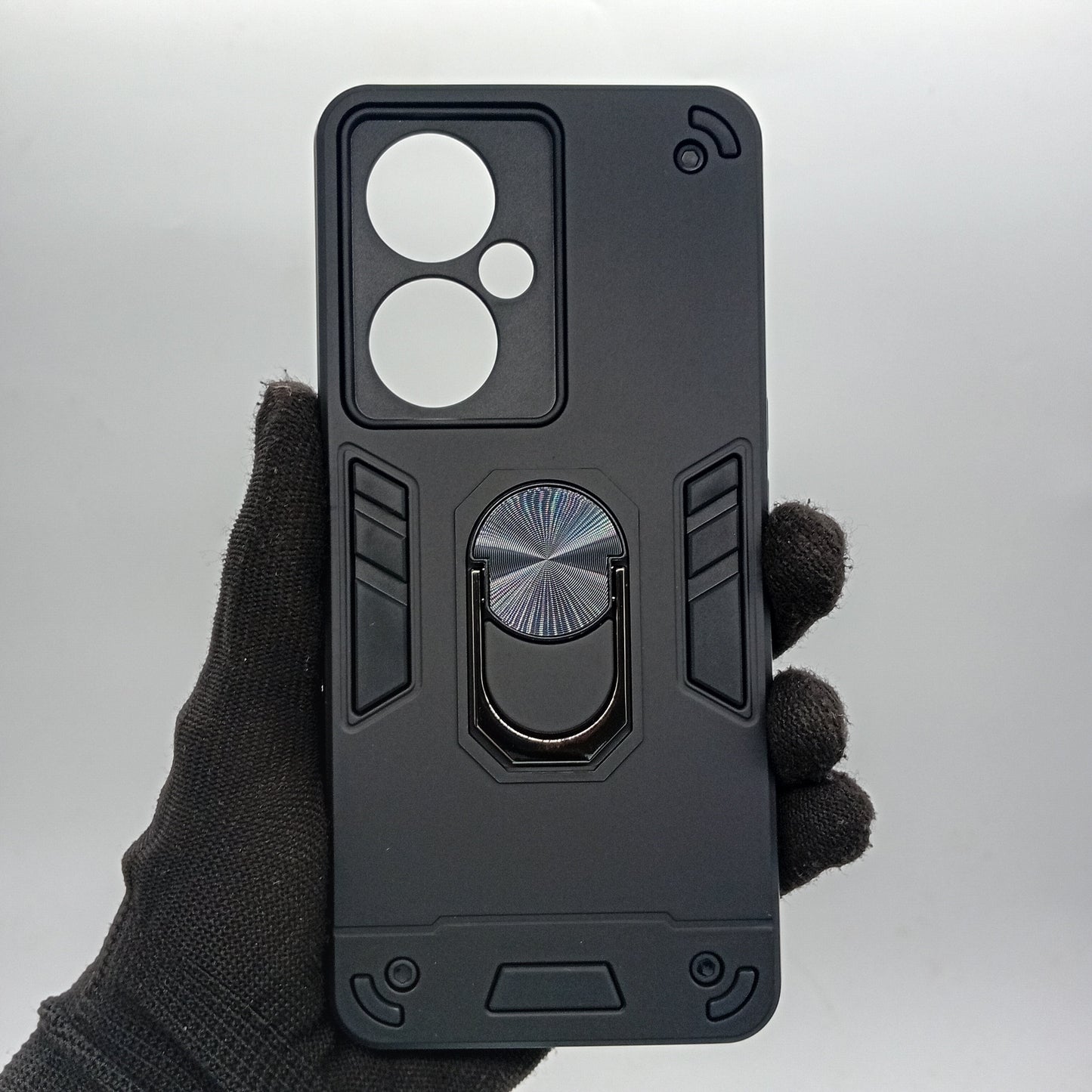 OPPO Nord CE3 Lite Hard PC Case with ring holder Shockproof Slim back Cover