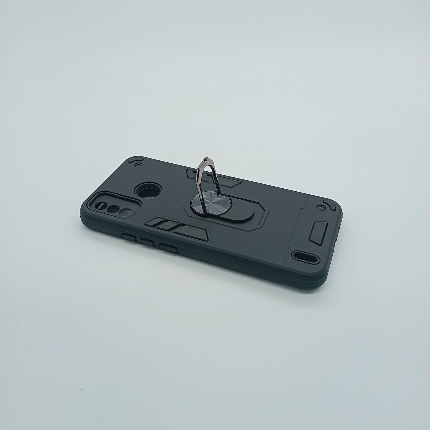 Tecno Spark 6 Go Hard PC Case with ring holder Shockproof Slim back Cover