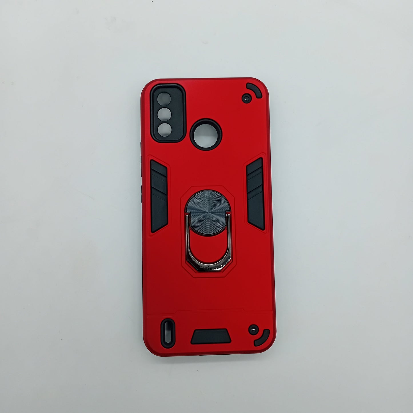 Tecno Spark 6 Go Hard PC Case with ring holder Shockproof Slim back Cover