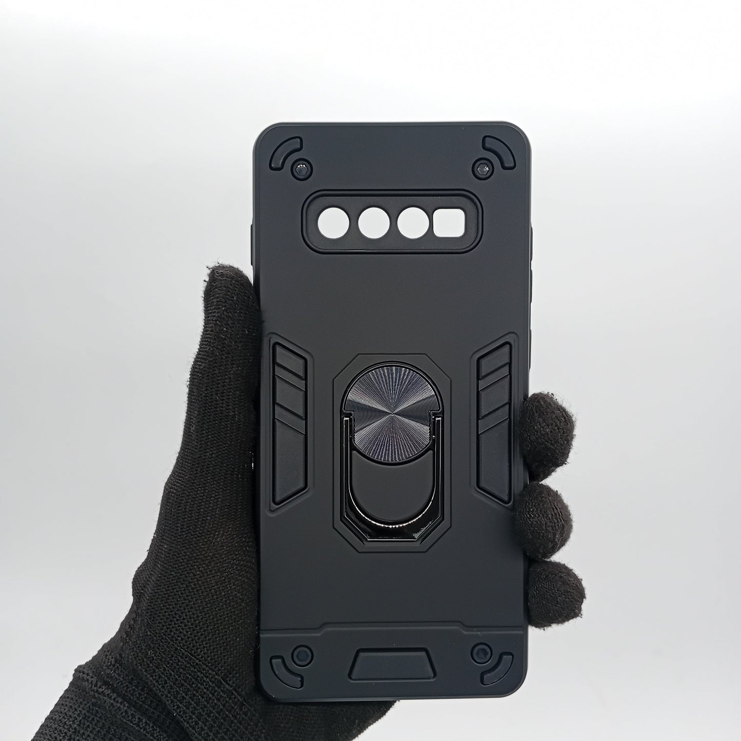 Samsung S10 Plus Hard PC Case with ring holder Shockproof Slim back Cover