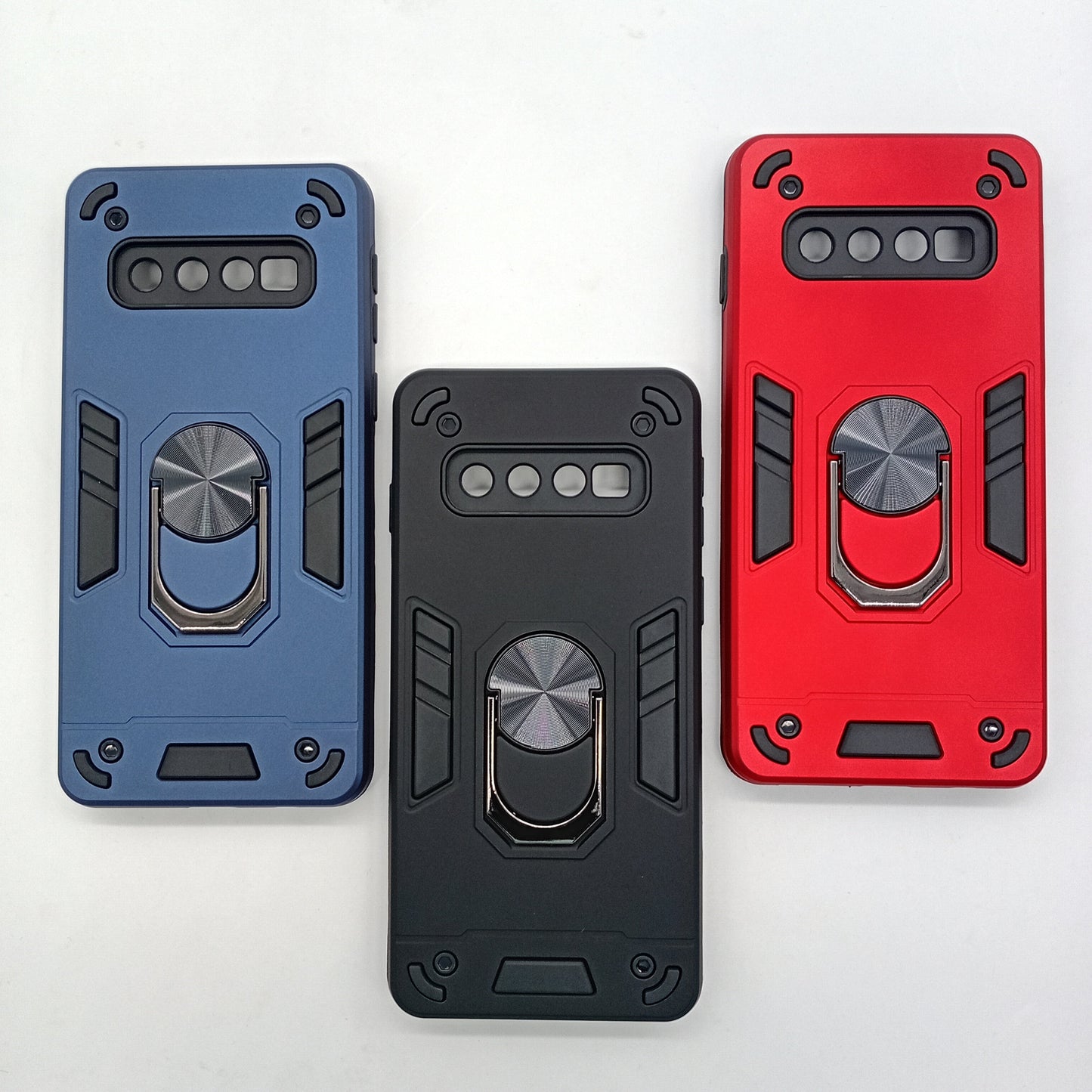 Samsung S10 Hard PC Case with ring holder Shockproof Slim back Cover