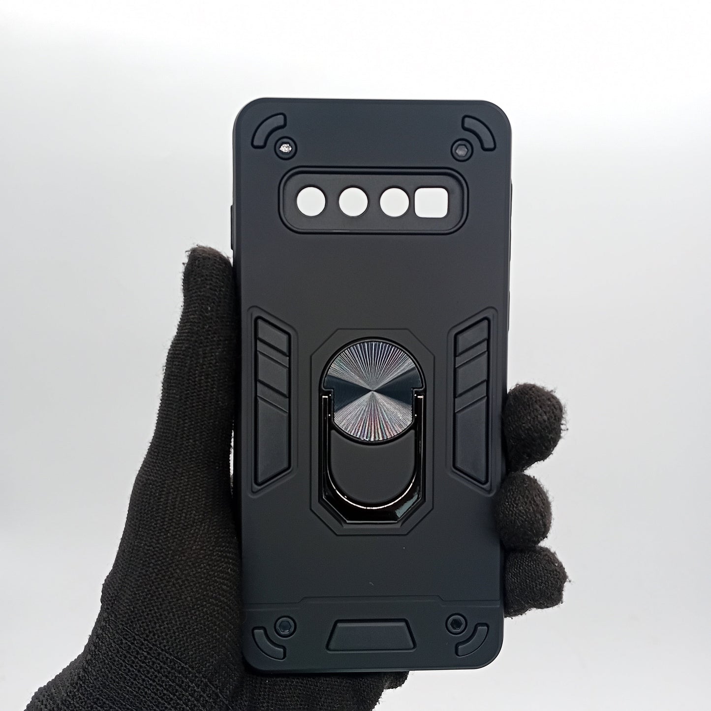 Samsung S10 Hard PC Case with ring holder Shockproof Slim back Cover