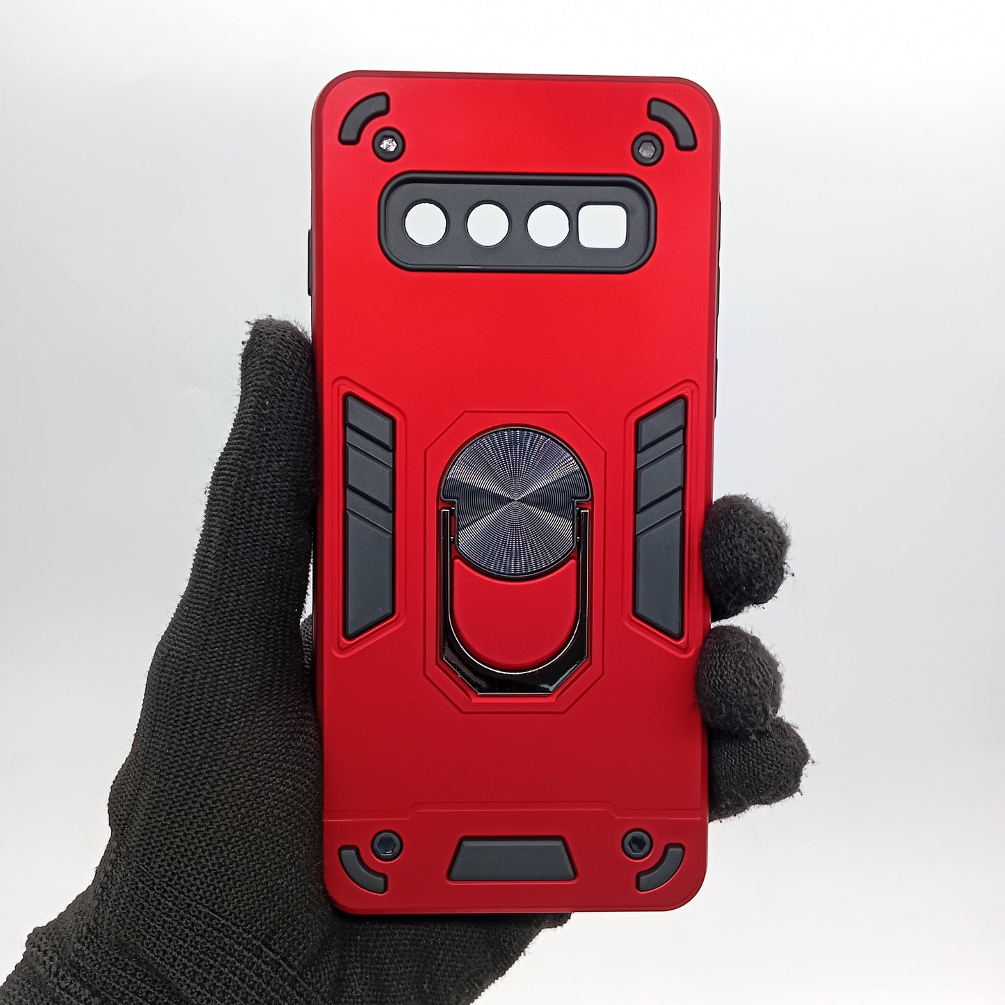 Samsung S10 Hard PC Case with ring holder Shockproof Slim back Cover