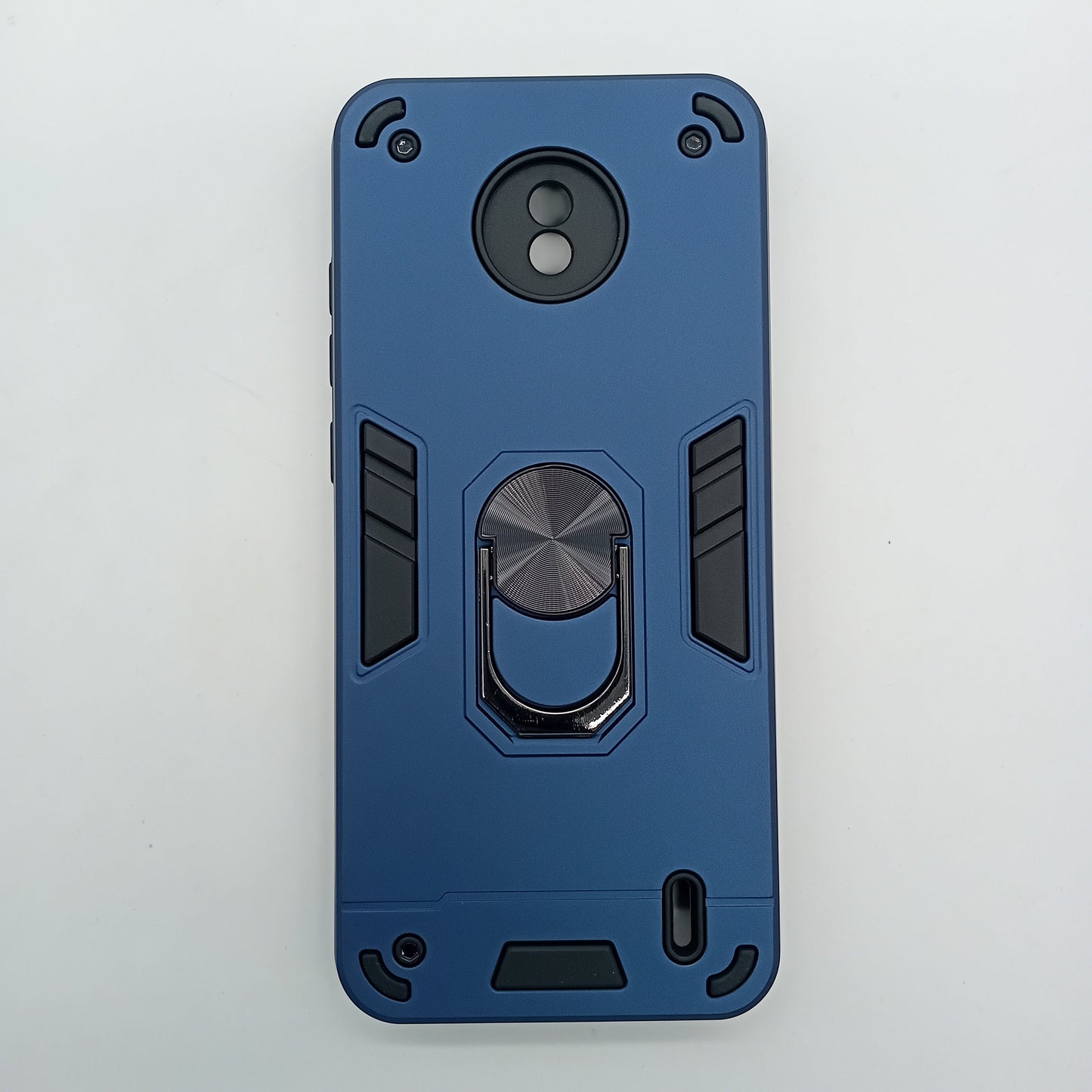 Nokia C10 Hard PC Case with ring holder Shockproof Slim back Cover