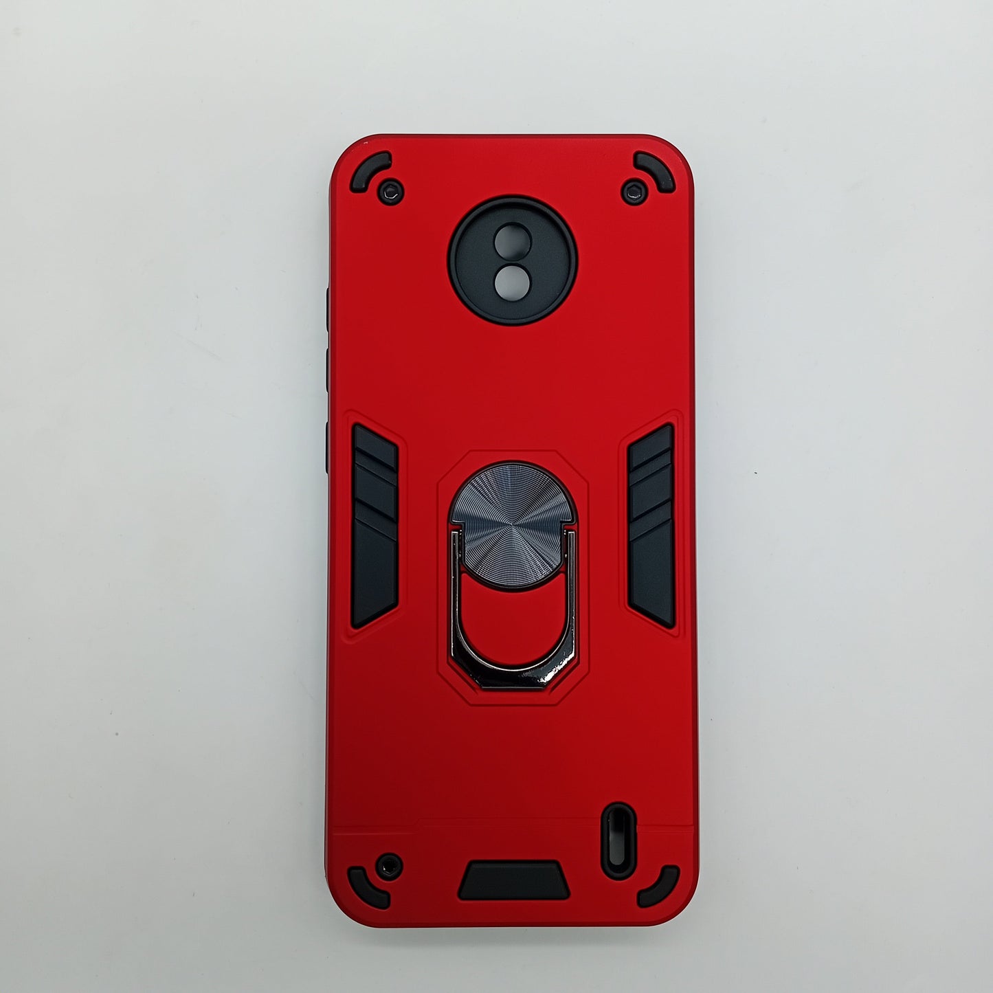 Nokia C10 Hard PC Case with ring holder Shockproof Slim back Cover