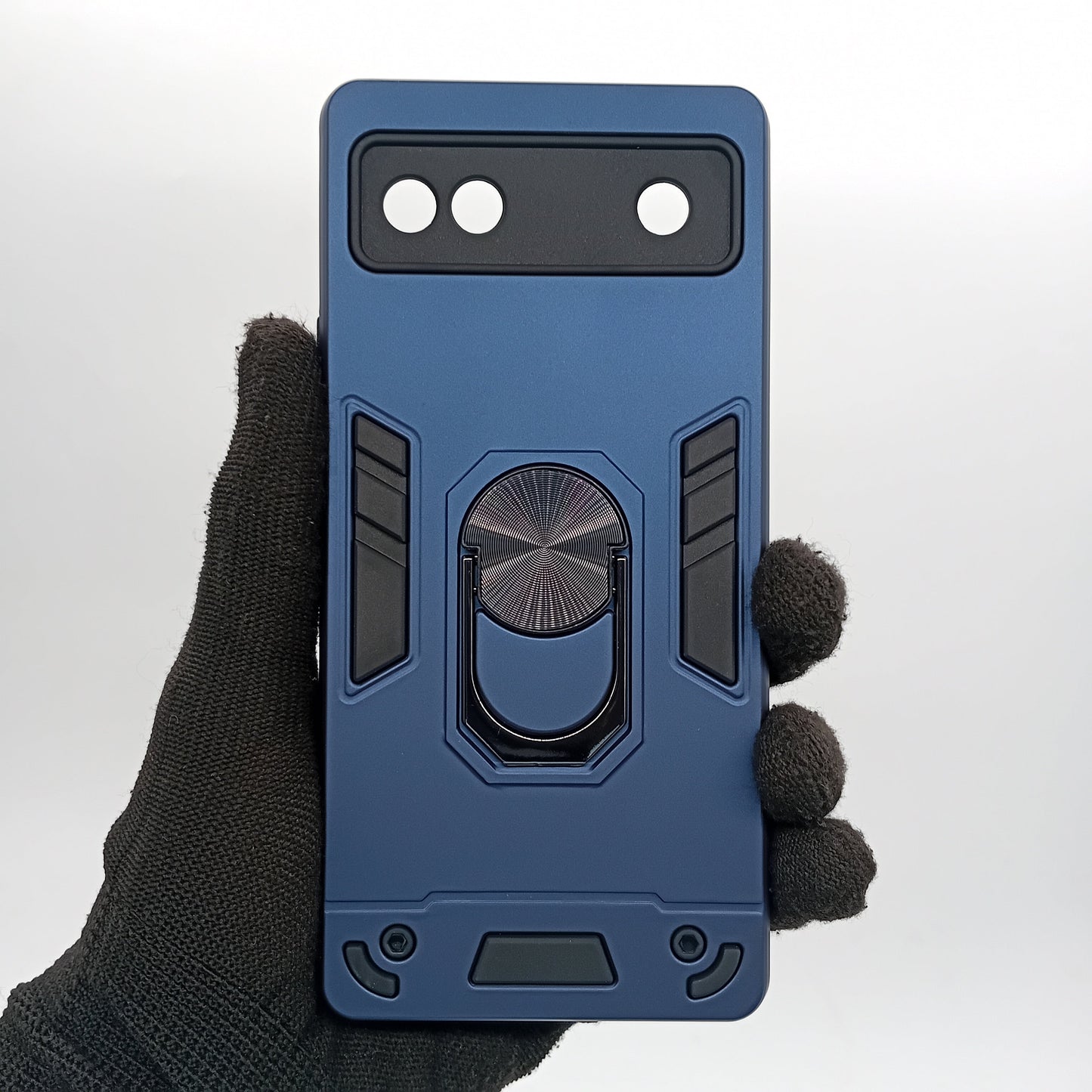 Google Pixel 6A Hard PC Case with ring holder Shockproof Slim back Cover