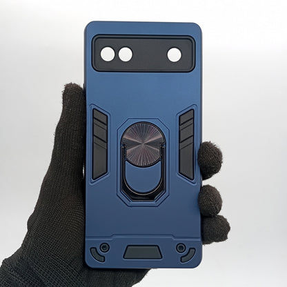 Google Pixel 6A Hard PC Case with ring holder Shockproof Slim back Cover