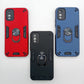 Nokia C32 Hard PC Case with ring holder Shockproof Slim back Cover