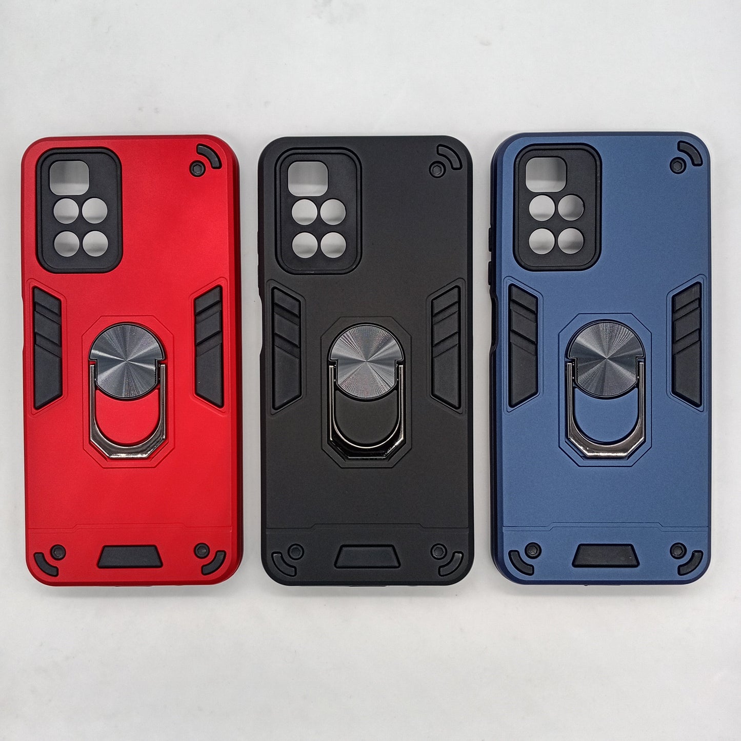 Redmi 10 Hard PC Case with ring holder Shockproof Slim back Cover