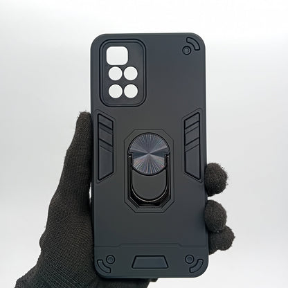 Redmi 10 Hard PC Case with ring holder Shockproof Slim back Cover