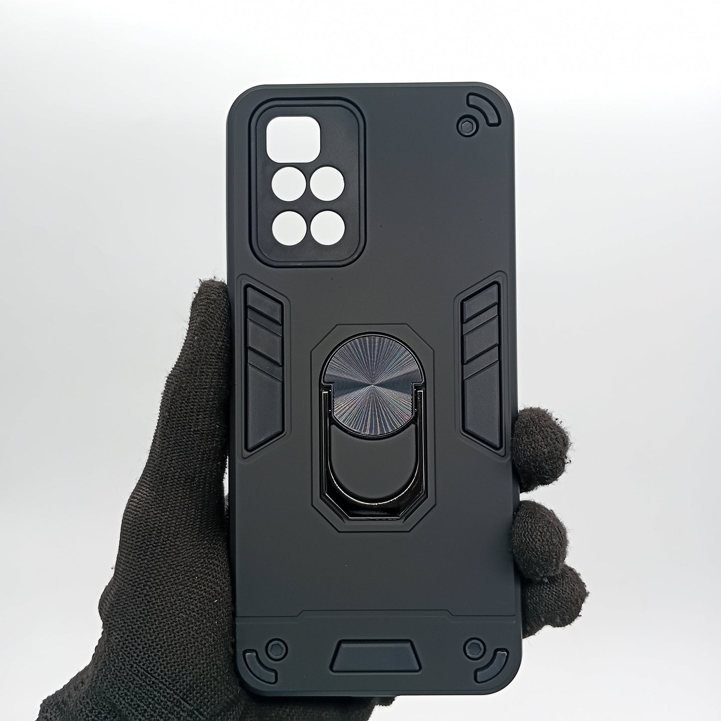 Redmi 10 Hard PC Case with ring holder Shockproof Slim back Cover