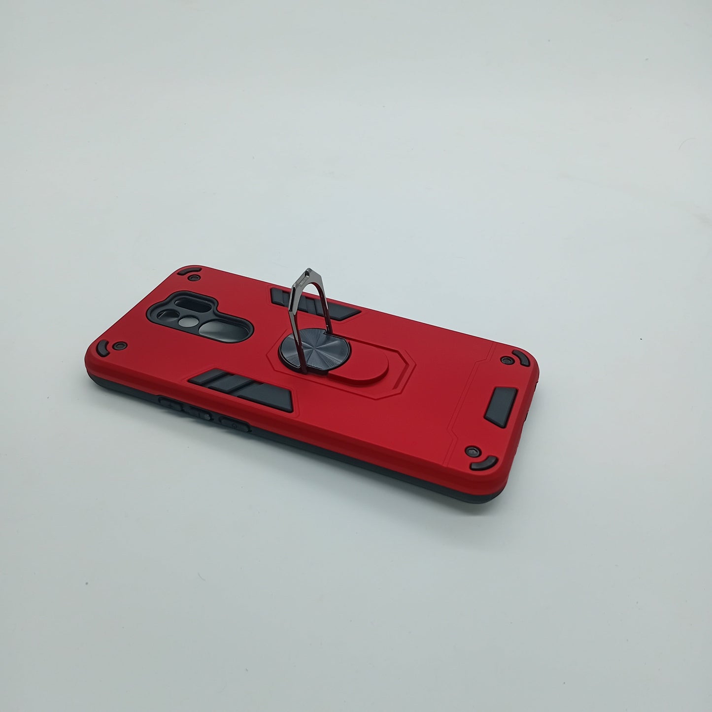 Redmi 9 Hard PC Case with ring holder Shockproof Slim back Cover