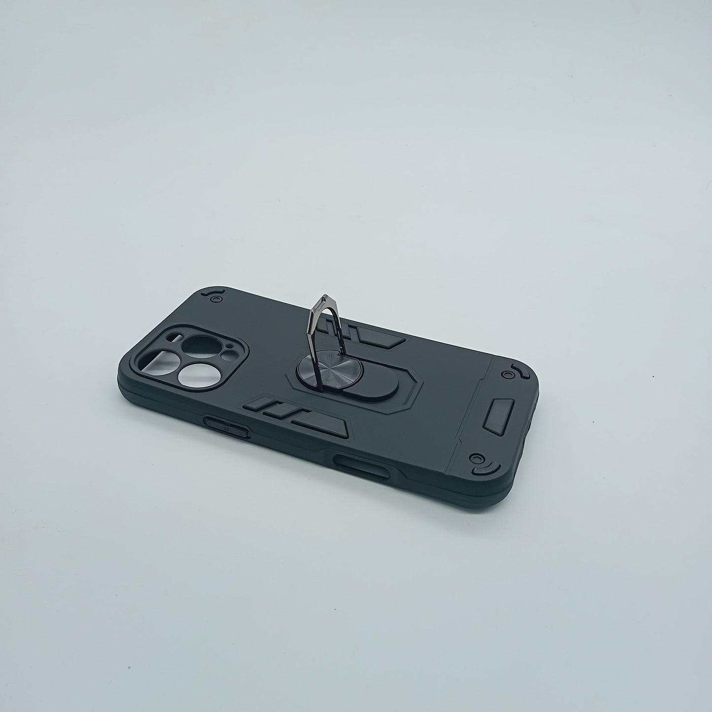 iPhone 16 Pro Max Hard PC Case with ring holder Shockproof Slim back Cover