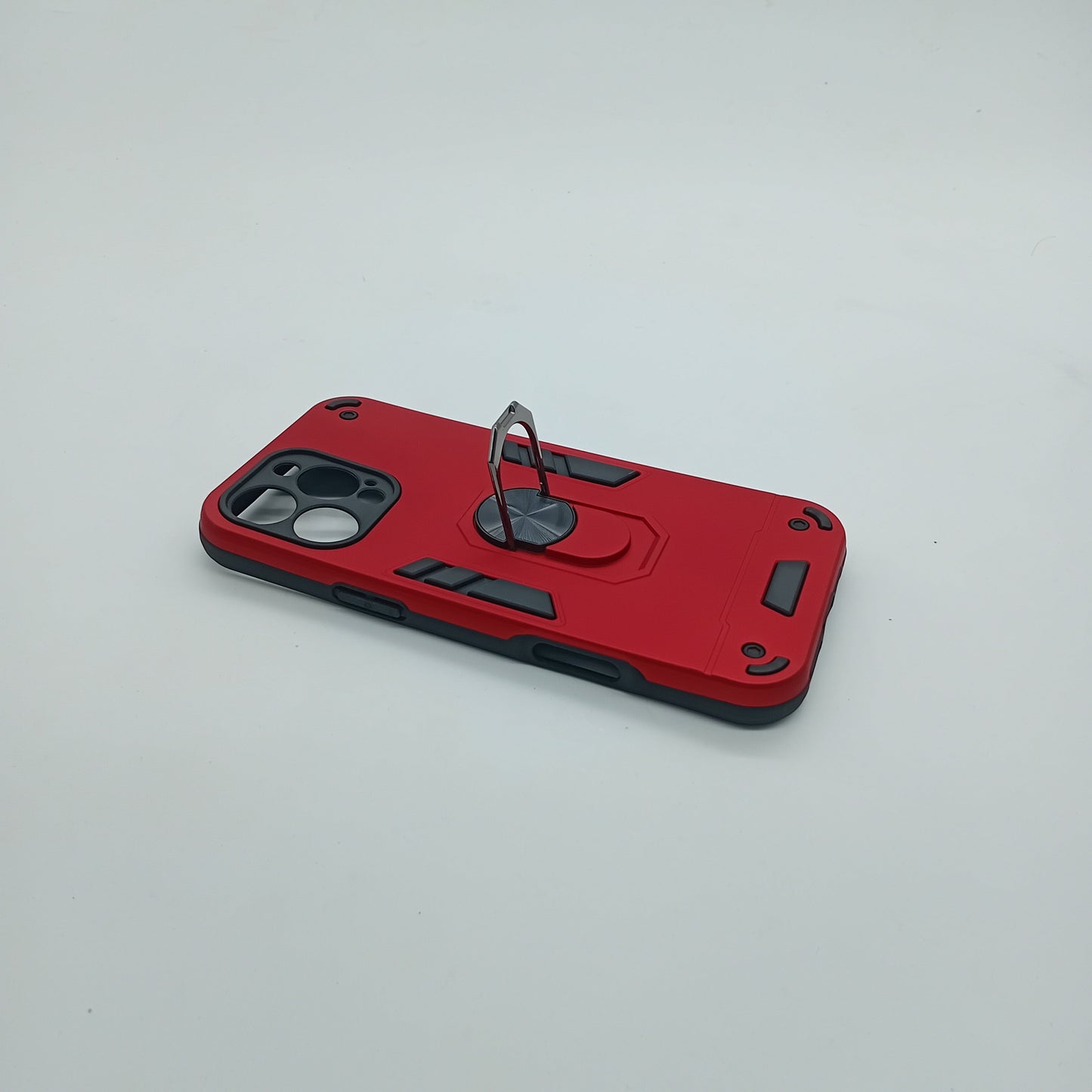 iPhone 16 Pro Max Hard PC Case with ring holder Shockproof Slim back Cover