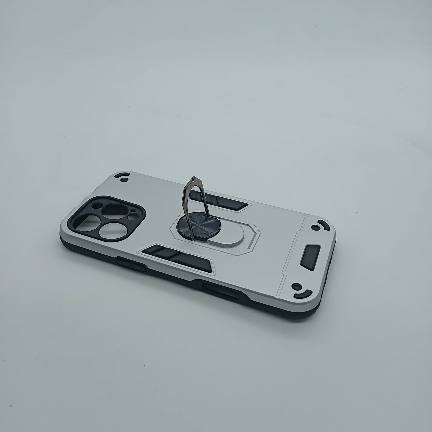 iPhone 16 Pro Max Hard PC Case with ring holder Shockproof Slim back Cover