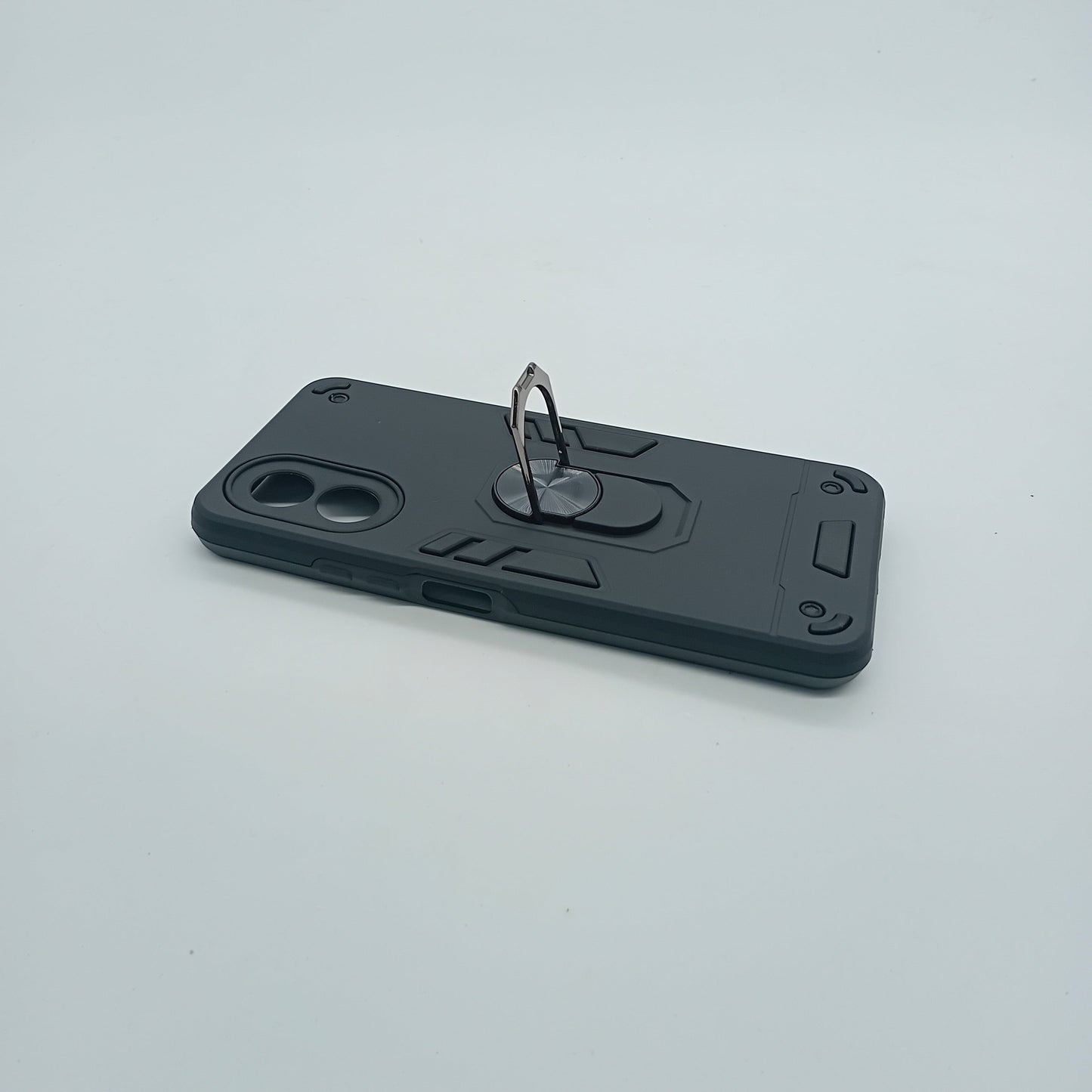 OPPO A38 Hard PC Case with ring holder Shockproof Slim back Cover