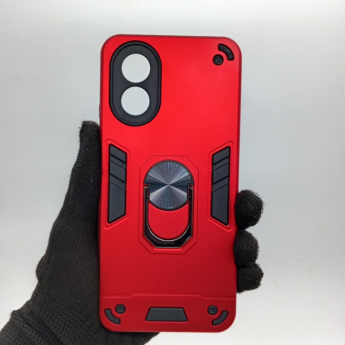 OPPO A38 Hard PC Case with ring holder Shockproof Slim back Cover