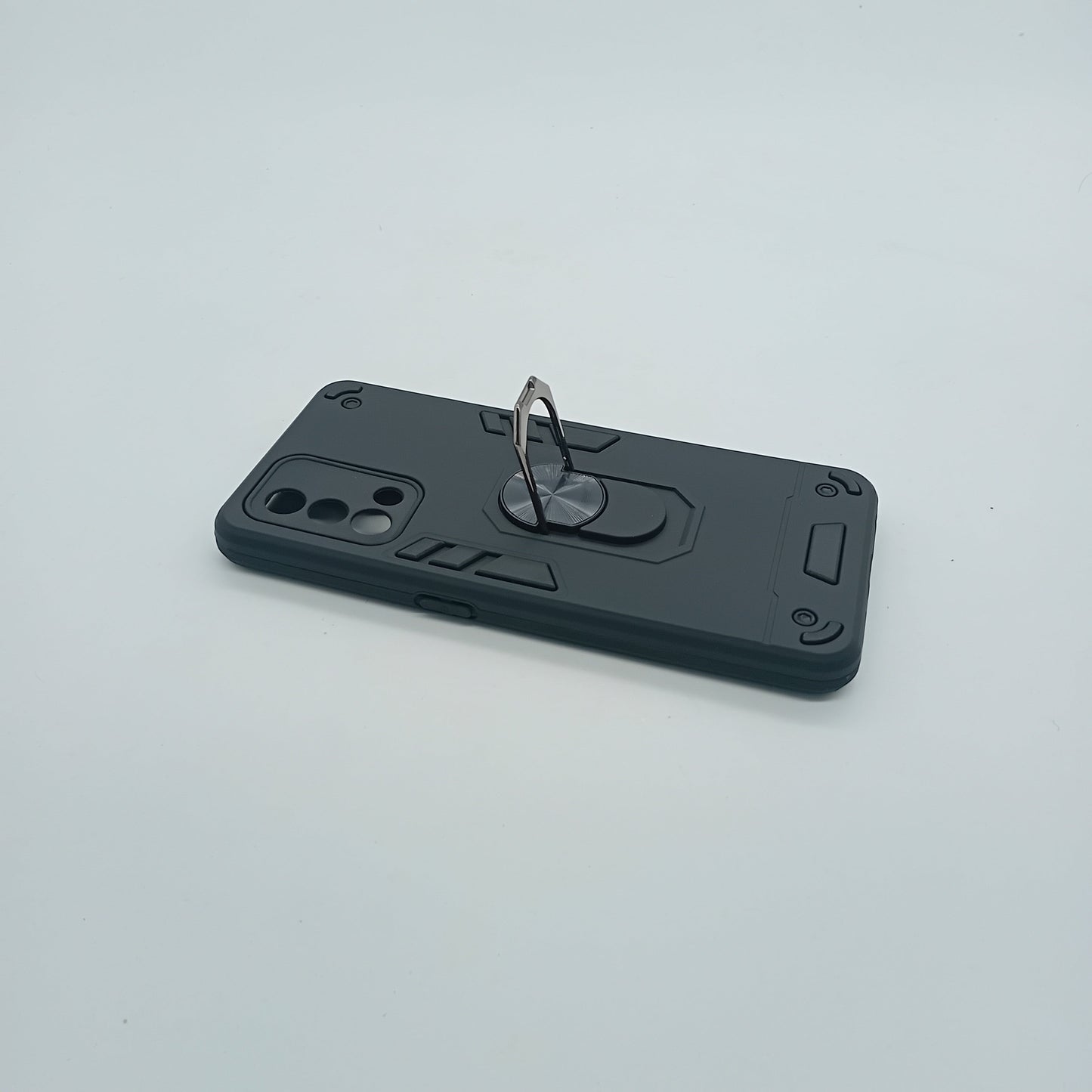 OPPO F19 Hard PC Case with ring holder Shockproof Slim back Cover