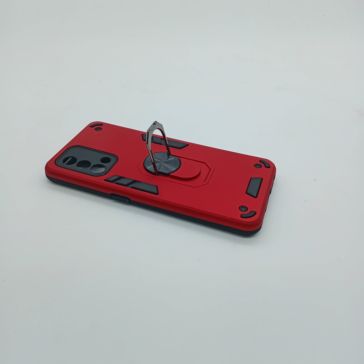 OPPO F19 Hard PC Case with ring holder Shockproof Slim back Cover