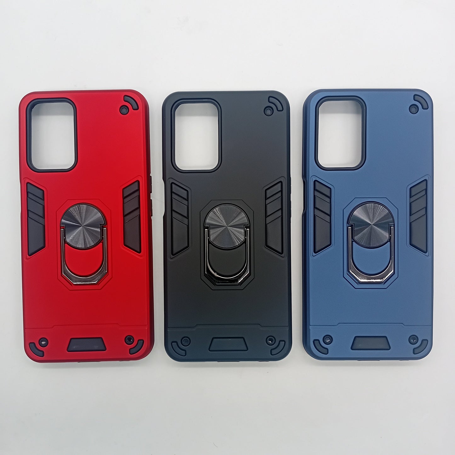 OPPO A54 Hard PC Case with ring holder Shockproof Slim back Cover