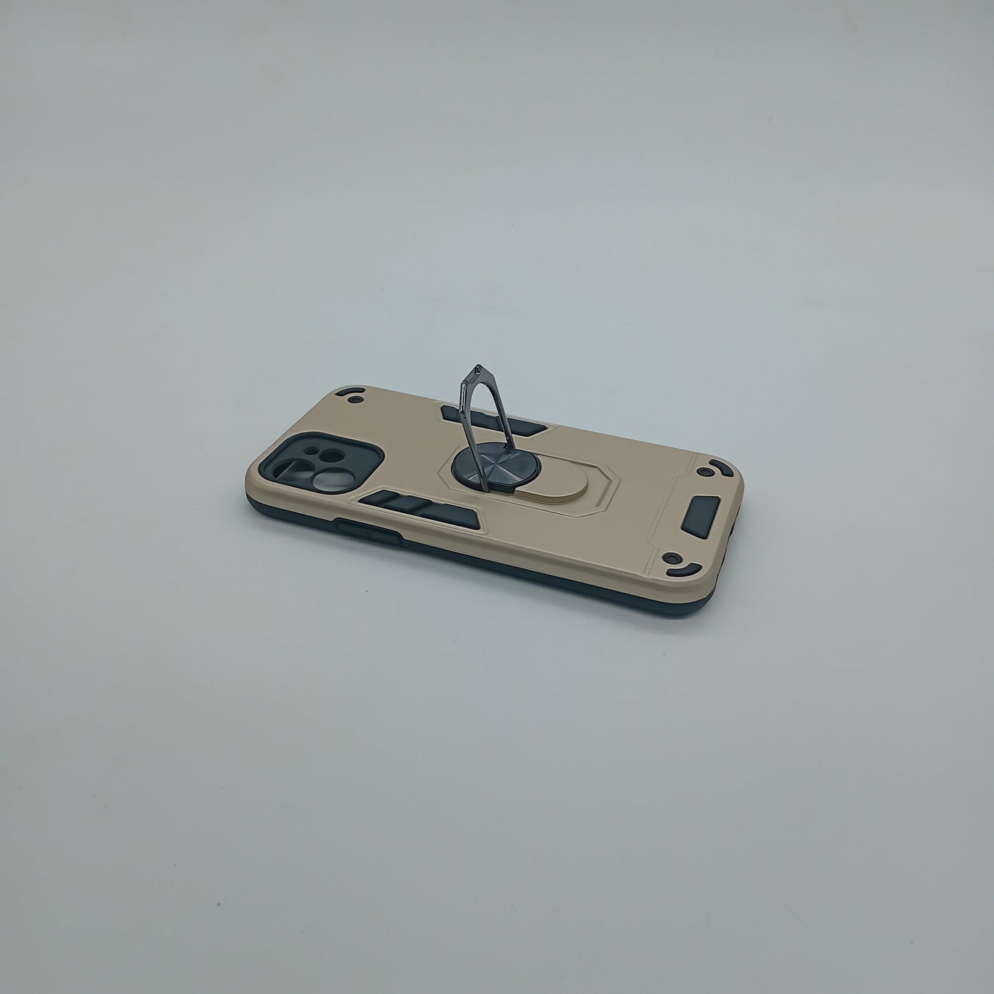 iPhone 12 Hard PC Case with ring holder Shockproof Slim back Cover