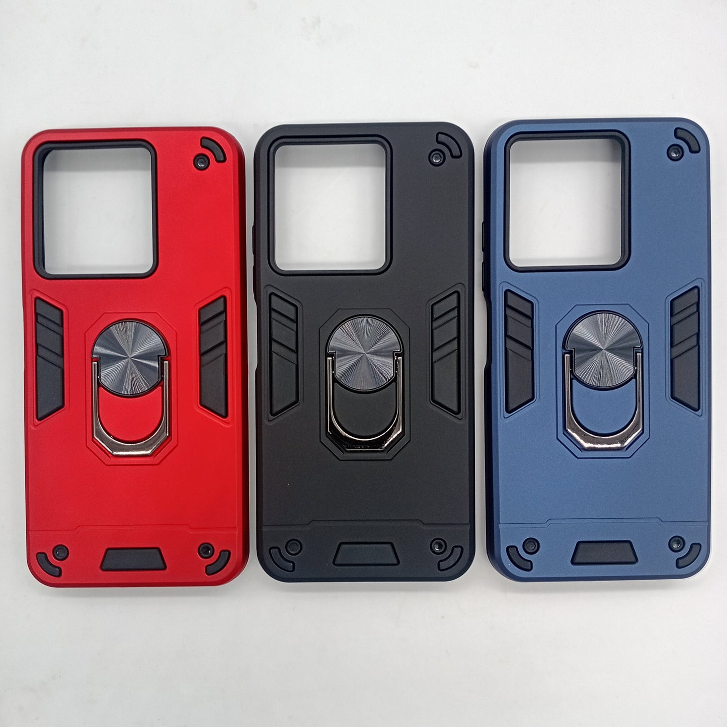 ZTE A54 Hard PC Case with ring holder Shockproof Slim back Cover