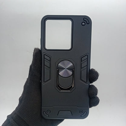 ZTE A54 Hard PC Case with ring holder Shockproof Slim back Cover