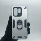 infinix Hot 50i Hard PC Case with ring holder Shockproof Slim back Cover