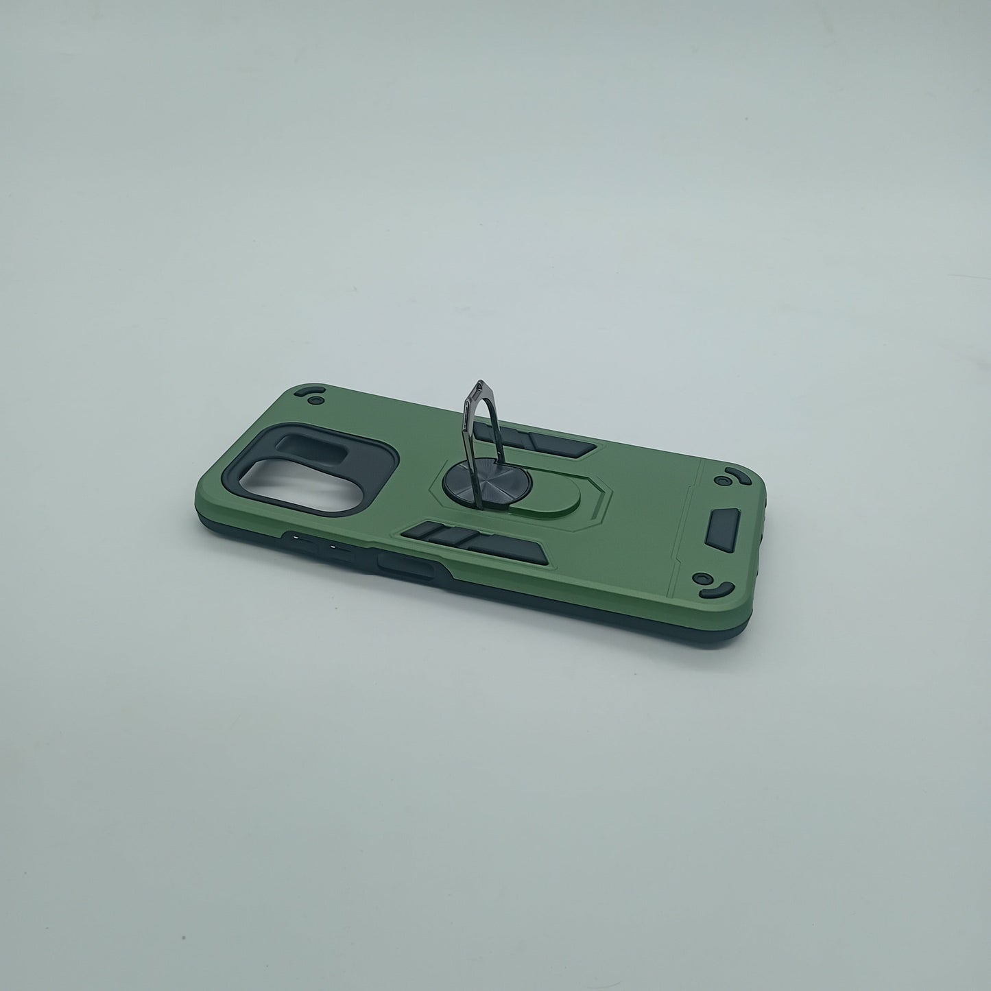 infinix Hot 50i Hard PC Case with ring holder Shockproof Slim back Cover