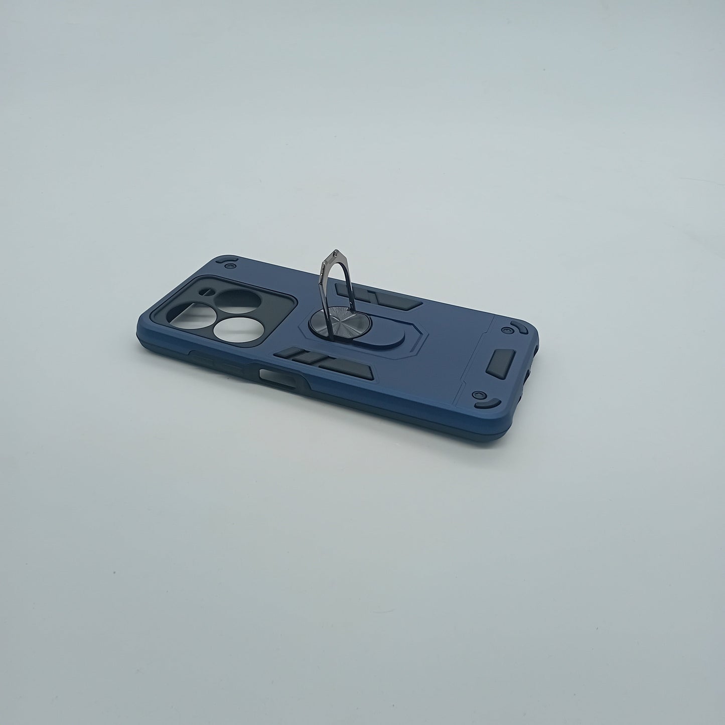 infinix Smart 8 Hard PC Case with ring holder Shockproof Slim back Cover