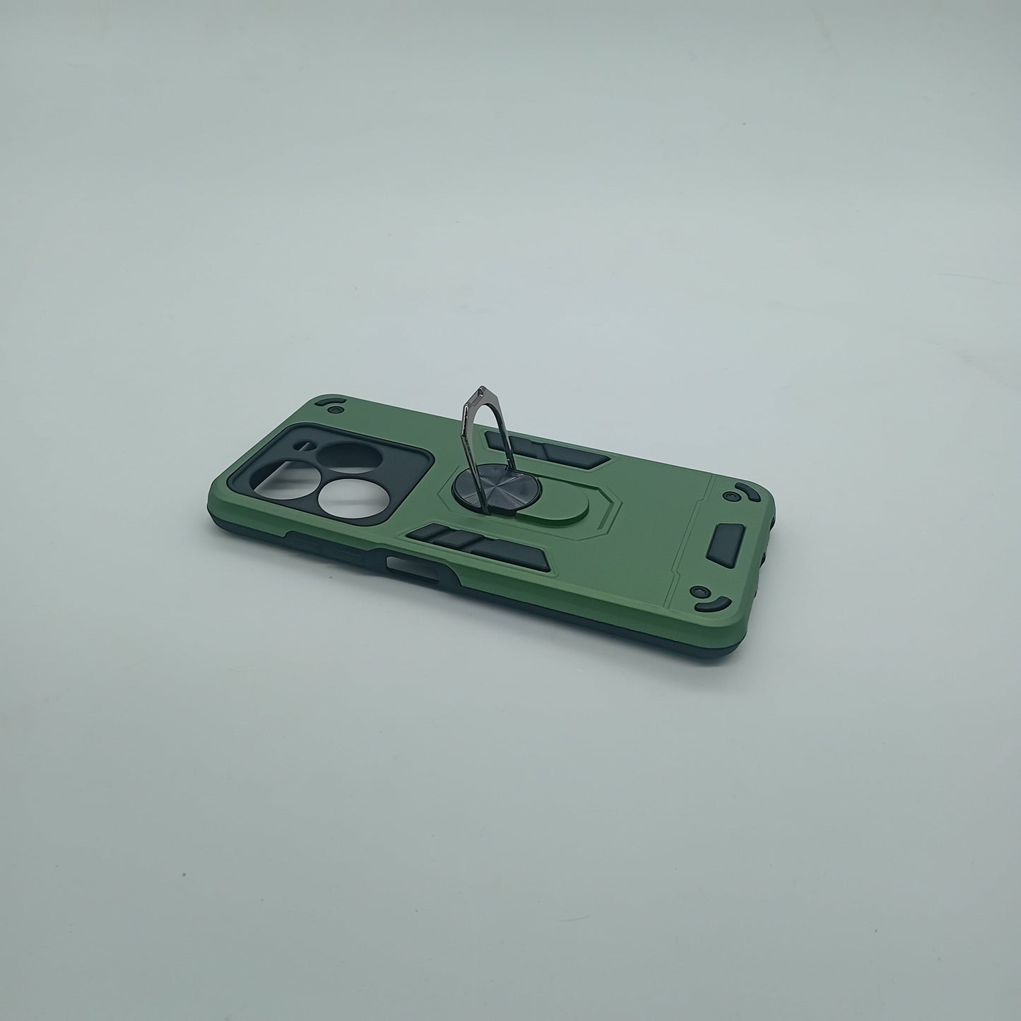 infinix Smart 8 Hard PC Case with ring holder Shockproof Slim back Cover
