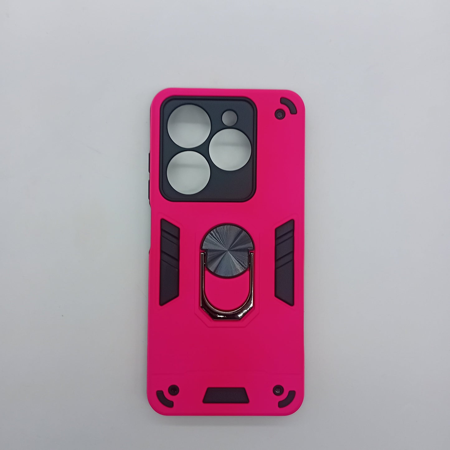 infinix Smart 8 Hard PC Case with ring holder Shockproof Slim back Cover