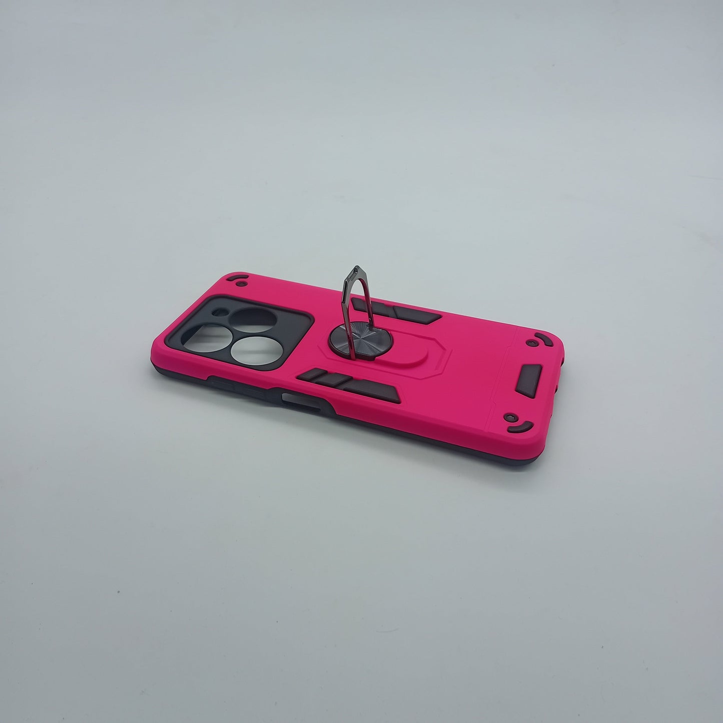 infinix Smart 8 Hard PC Case with ring holder Shockproof Slim back Cover