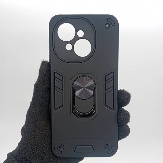 Tecno SPARK GO 2025 Hard PC Case with ring holder Shockproof Slim back Cover