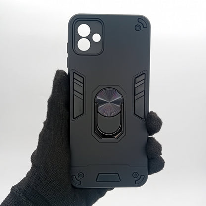 Samsung A04 Hard PC Case with ring holder Shockproof Slim back Cover