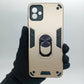 Samsung A04 Hard PC Case with ring holder Shockproof Slim back Cover