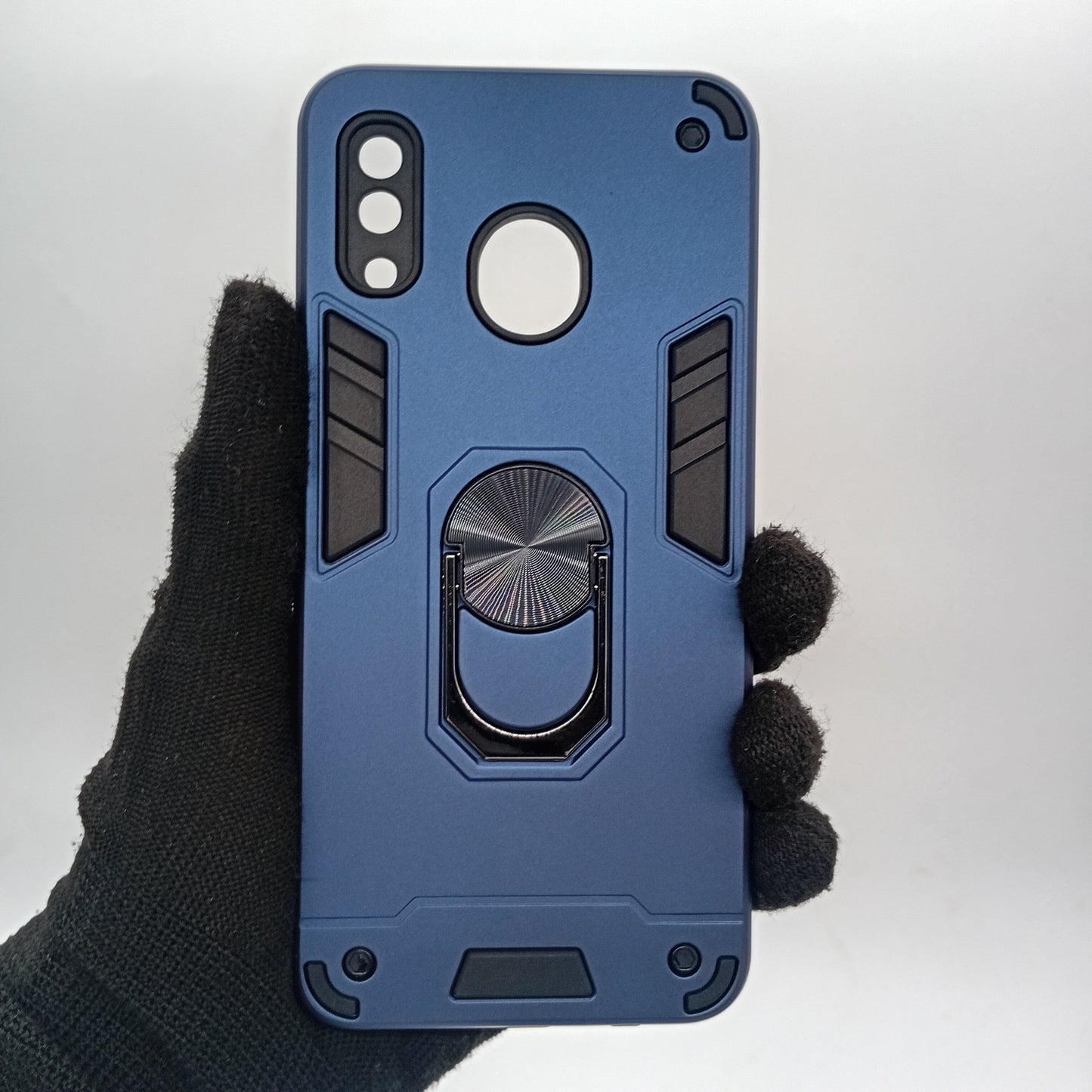 Samsung A20 Hard PC Case with ring holder Shockproof Slim back Cover